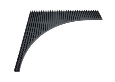 CUSTOM TURRET REPLACEMENT NYLON BRUSH PANELS QUARTER CIRCLE MOON