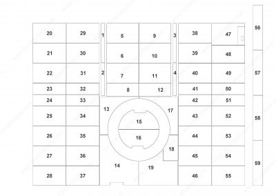 AMADA VIPROS-368-04 TURRET REPLACEMENT BRUSH PANELS LAYOUT DIAGRAM