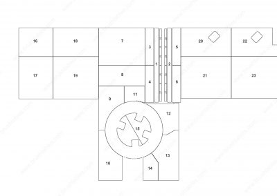 AMADA LC-2012C1NT TURRET REPLACEMENT BRUSH PANELS LAYOUT DIAGRAM