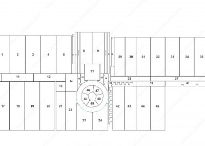 PRIMA-POWER SGe6 REPLACEMENT BRUSH PANELS LAYOUT DIAGRAM