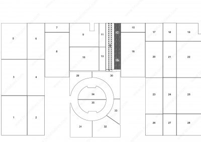 Amada EMLK-3510 REPLACEMENT BRUSH PANELS LAYOUT DIAGRAM
