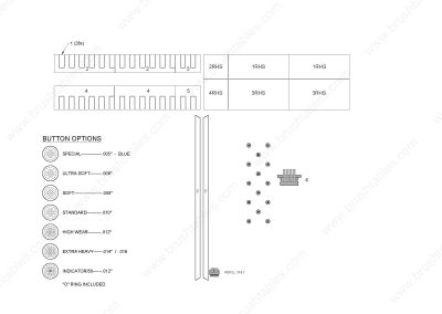 SALVAGNINI P2LEAN TURRET REPLACEMENT BRUSH PANELS LAYOUT DIAGRAM