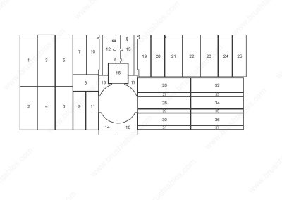 FINN-POWER C5 S TURRET REPLACEMENT BRUSH PANELS LAYOUT DIAGRAM