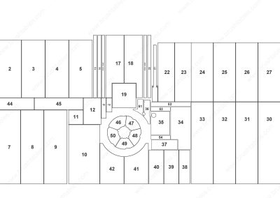 PRIMA-POWER - LPe6f TURRET REPLACEMENT BRUSH PANELS LAYOUT DIAGRAM